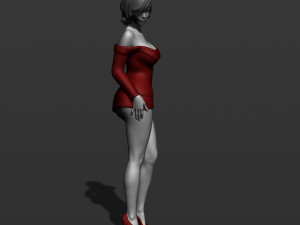 pretty woman part 5 3d print model 3D-Druckmodell