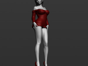 pretty woman part 5 3d print model 3D-Druckmodell