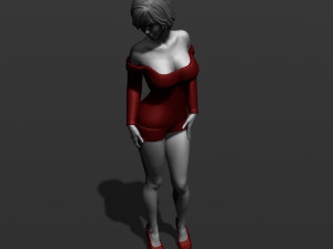 pretty woman part 5 3d print model 3D-Druckmodell