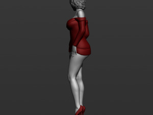 pretty woman part 5 3d print model 3D-Druckmodell
