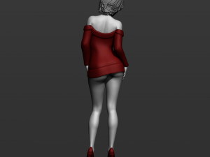 pretty woman part 5 3d print model 3D-Druckmodell