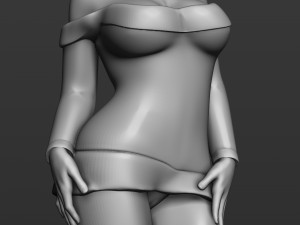 pretty woman part 5 3d print model 3D-Druckmodell