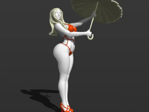 modello di stampa 3d gratuito di Mary Poppins sexy Modello di stampa 3D