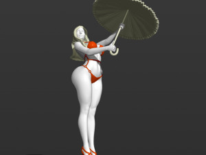 sexy mary poppins free 3d print model Modelo de impresión 3D