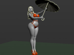 sexy mary poppins free 3d print model Modelo de impresión 3D