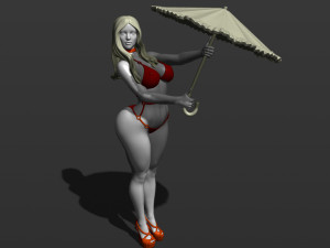 sexy mary poppins free 3d print model Modelo de impresión 3D