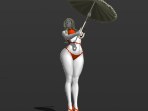 sexy mary poppins free 3d print model Modelo de impresión 3D
