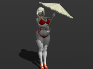 sexy mary poppins free 3d print model Modelo de impresión 3D