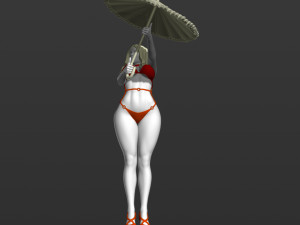 sexy mary poppins free 3d print model Modelo de impresión 3D