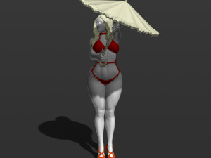 sexy mary poppins free 3d print model Modelo de impresión 3D