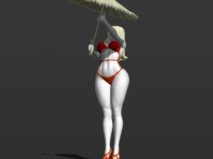 sexy mary poppins free 3d print model Modelo de impresión 3D