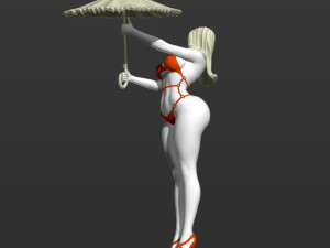 sexy mary poppins free 3d print model Modelo de impresión 3D
