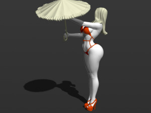 sexy mary poppins free 3d print model Modelo de impresión 3D