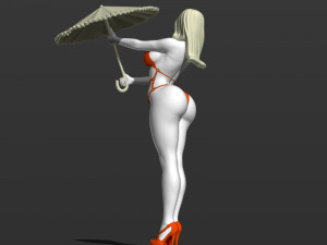 sexy mary poppins free 3d print model Modelo de impresión 3D