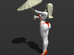 sexy mary poppins free 3d print model Modelo de impresión 3D