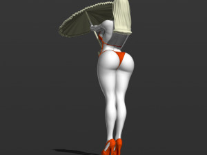 sexy mary poppins free 3d print model Modelo de impresión 3D