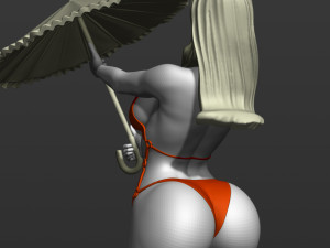sexy mary poppins free 3d print model Modelo de impresión 3D