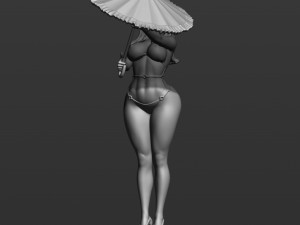sexy mary poppins free 3d print model Modelo de impresión 3D