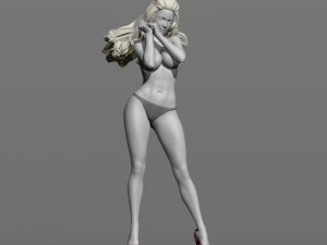 girl in the wind 3D प्रिंट मॉडल