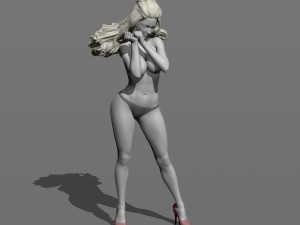girl in the wind 3D प्रिंट मॉडल