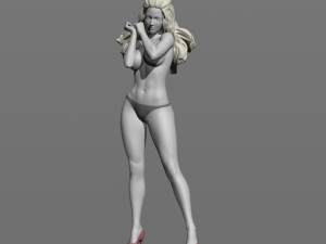 girl in the wind 3D प्रिंट मॉडल