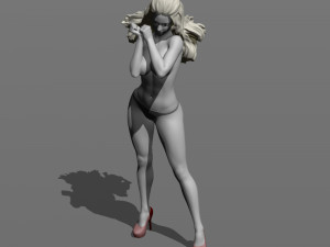 girl in the wind 3D प्रिंट मॉडल