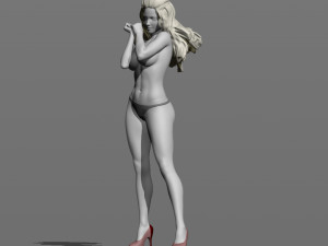 girl in the wind 3D प्रिंट मॉडल