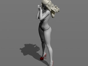 girl in the wind 3D प्रिंट मॉडल