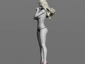 girl in the wind 3D प्रिंट मॉडल