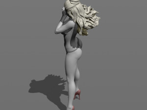 girl in the wind 3D प्रिंट मॉडल
