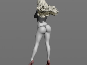 girl in the wind 3D प्रिंट मॉडल