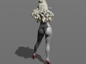 girl in the wind 3D प्रिंट मॉडल