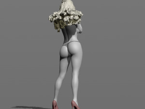 girl in the wind 3D प्रिंट मॉडल