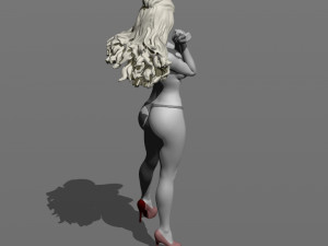 girl in the wind 3D प्रिंट मॉडल