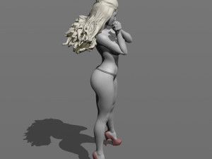 girl in the wind 3D प्रिंट मॉडल
