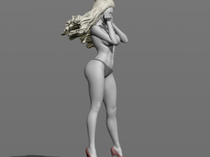 girl in the wind 3D प्रिंट मॉडल