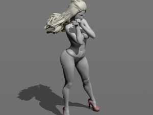 girl in the wind 3D प्रिंट मॉडल