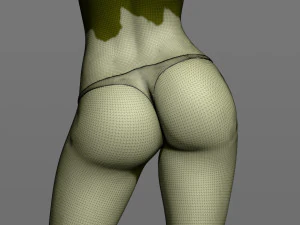 girl in the wind 3D Print Model