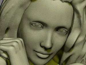 girl in the wind 3D Print Model