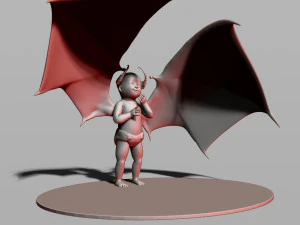 beb&ecirc; dem&ocirc;nio Modelo de Impressão 3D