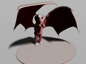 baby demon 3D Print Model