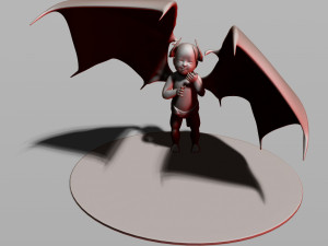 baby demon 3D 打印模型