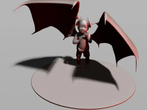 baby demon 3D Print Model