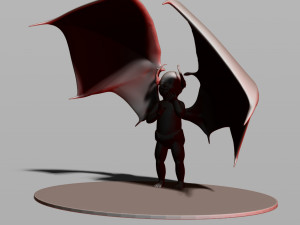 baby demon 3D 打印模型