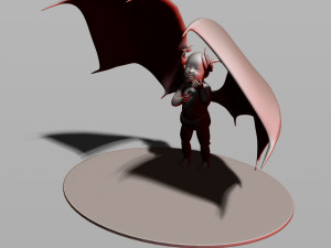 baby demon 3D 打印模型