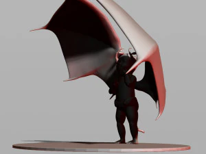 baby demon 3D Print Model