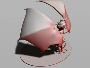 baby demon 3D Print Model