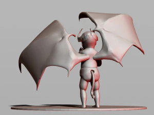 baby demon 3D Print Model