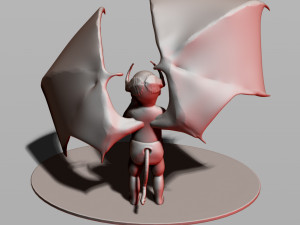 baby demon 3D 打印模型