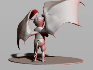 baby demon 3D Print Model